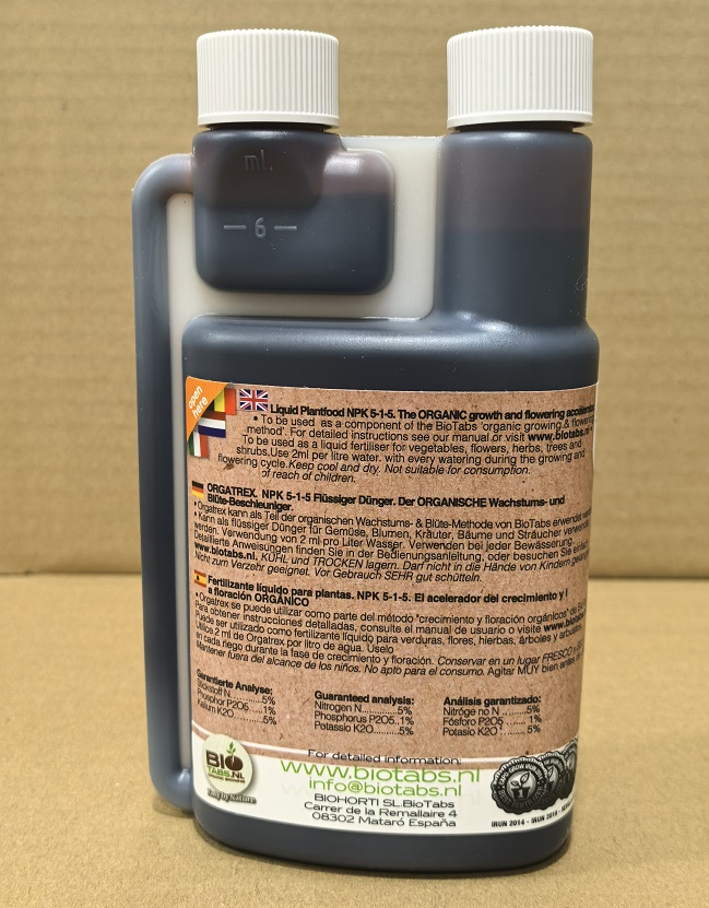 Удобрение Orgatrex BioTabs 0,25 лУдобрение Orgatrex BioTabs 0,25 л