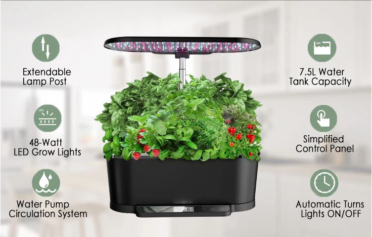 Гидропонная установка Real Garden Growsvet black WIFIГидропонная установка Real Garden Growsvet black WIFI