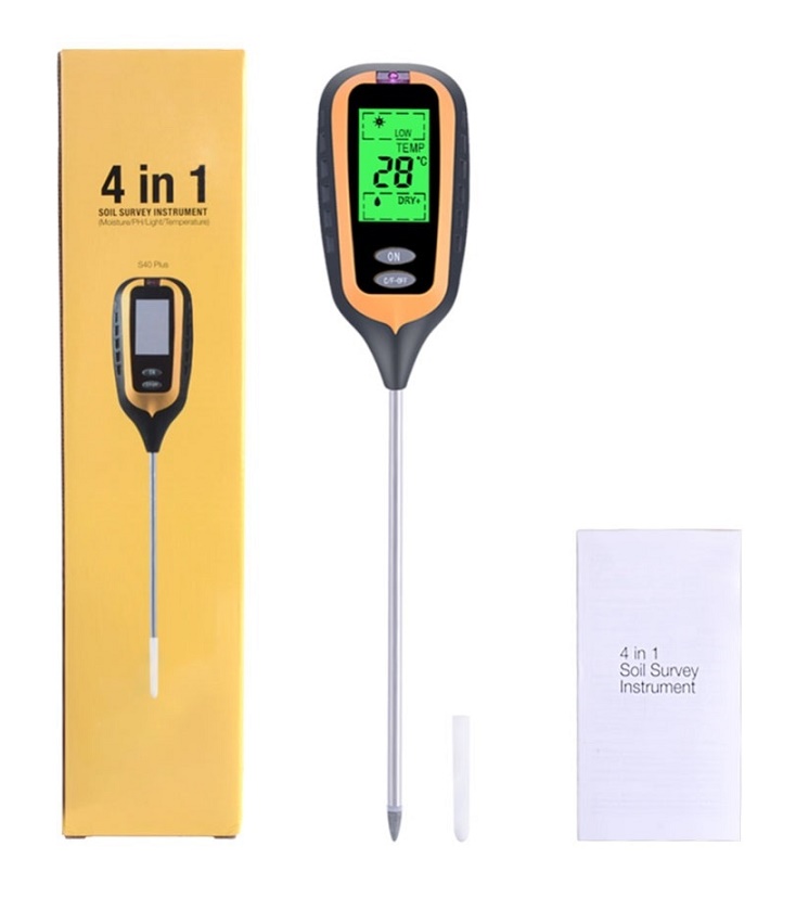 Прибор контроля почвы 4 в 1 Soil SurveyПрибор контроля почвы 4 в 1 Soil Survey