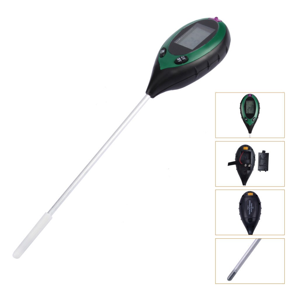 Измеритель влажности почвы 4 в 1 Green Helper PH-300Измеритель влажности почвы 4 в 1 Green Helper PH-300