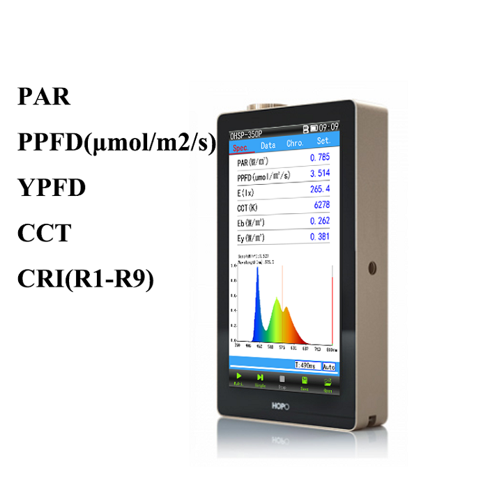 Спектрометр PAR Meter Test OHSP-350PСпектрометр PAR Meter Test OHSP-350P