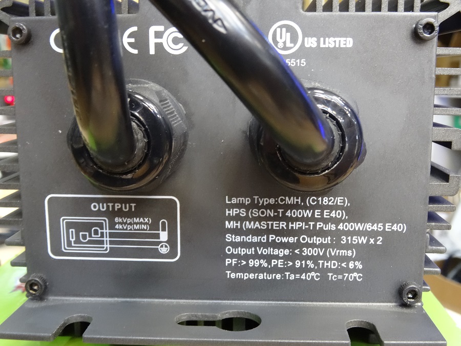 Электронный CMH балласт EB-G-630N (2х315W) Электронный CMH балласт EB-G-630N (2х315W)