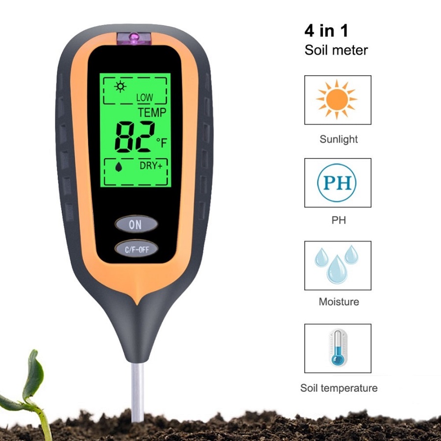 Прибор контроля почвы 4 в 1 Soil SurveyПрибор контроля почвы 4 в 1 Soil Survey