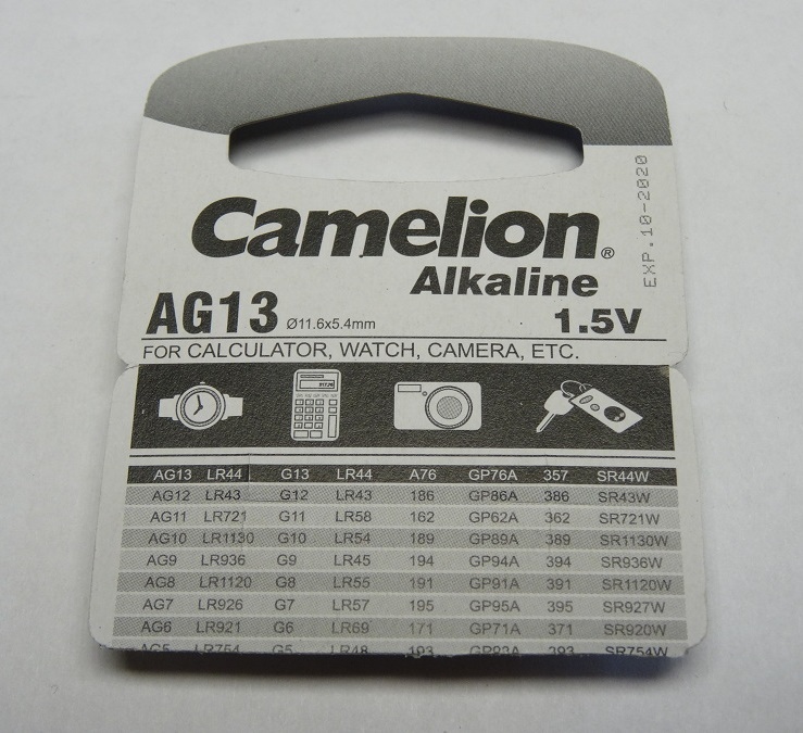 Элемент питания Camelion AG13/357A  Alkaline 2 штукиЭлемент питания Camelion AG13/357A  Alkaline 2 штуки