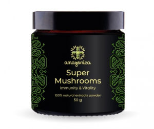 Super Mushrooms иммунитет и здоровье(пищевая добавка) 50 граммSuper Mushrooms иммунитет и здоровье(пищевая добавка) 50 грамм