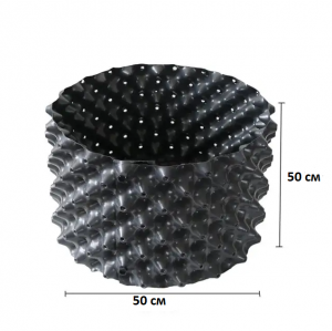 Горшок Grow Pot Aero (Д50 / В50 см) 100 л черныйГоршок Grow Pot Aero (Д50 / В50 см) 100 л черный