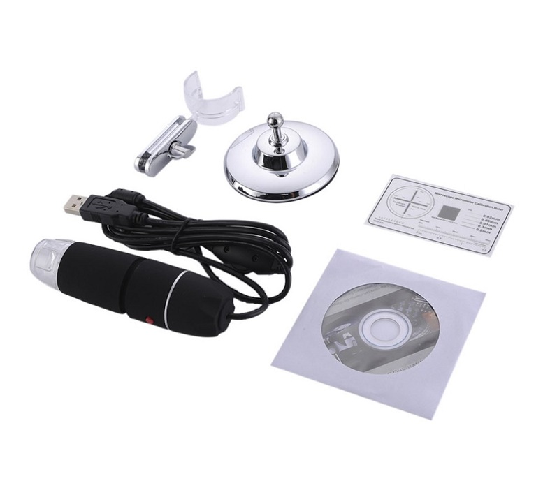 Цифровой USB-микроскоп 8 LED 1000XЦифровой USB-микроскоп 8 LED 1000X