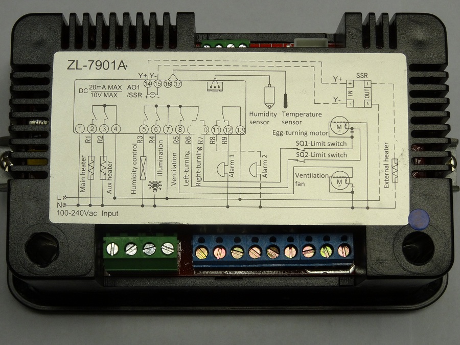 Контроллер температуры и влажности LILYTECH ZL-7901AКонтроллер температуры и влажности LILYTECH ZL-7901A