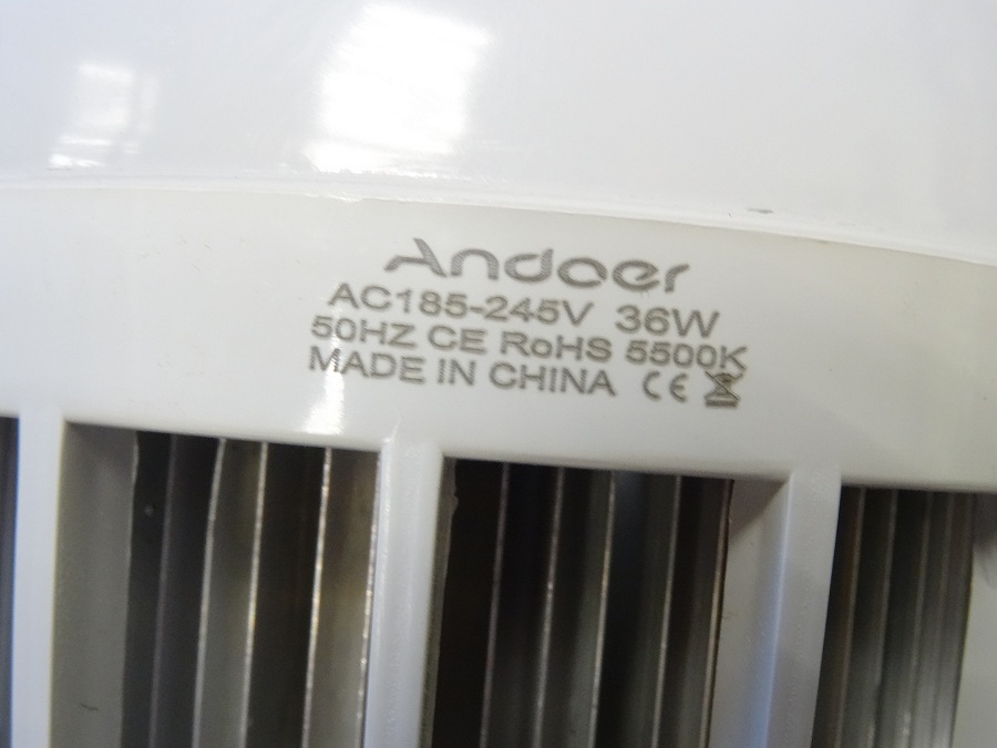 Andoer Photo Studio LED 36W 5500K E27Andoer Photo Studio LED 36W 5500K E27